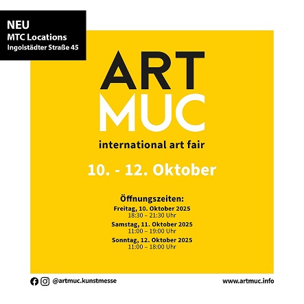ARTMUC 10. bis 12. Oktober in München